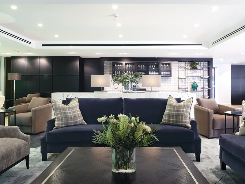 Shared Lounge - Independent Living Units at Hester Canterbury - BASScare Aged Care
